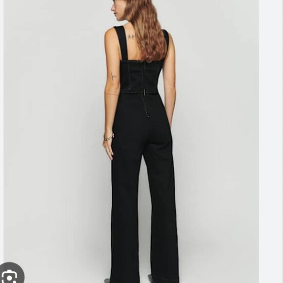 Nikki Bustier Denim Jumpsuit Reformation - Picture 2 of 4
